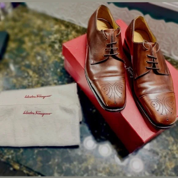 Ferragamo Fiorenzo FIORENZO BROWN PEBBLE CROC main image 2